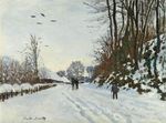 Дорога на ферму Сен-Симон зимой. 1867г